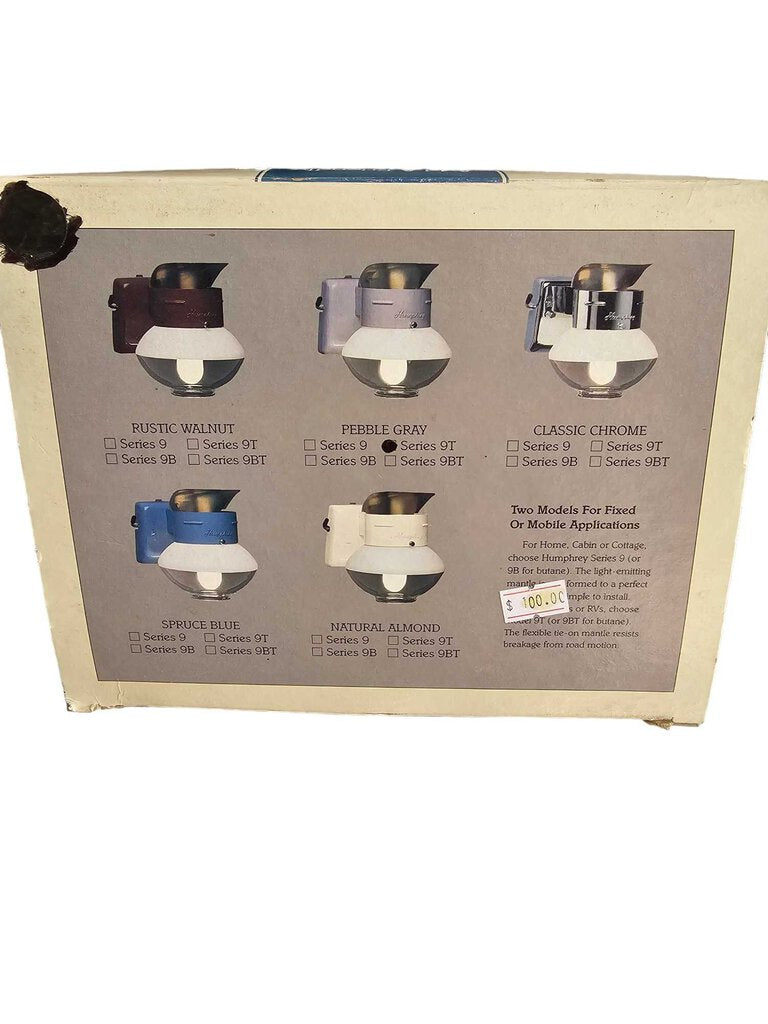 Vintage Humphrey Gas Light Paulin Line White