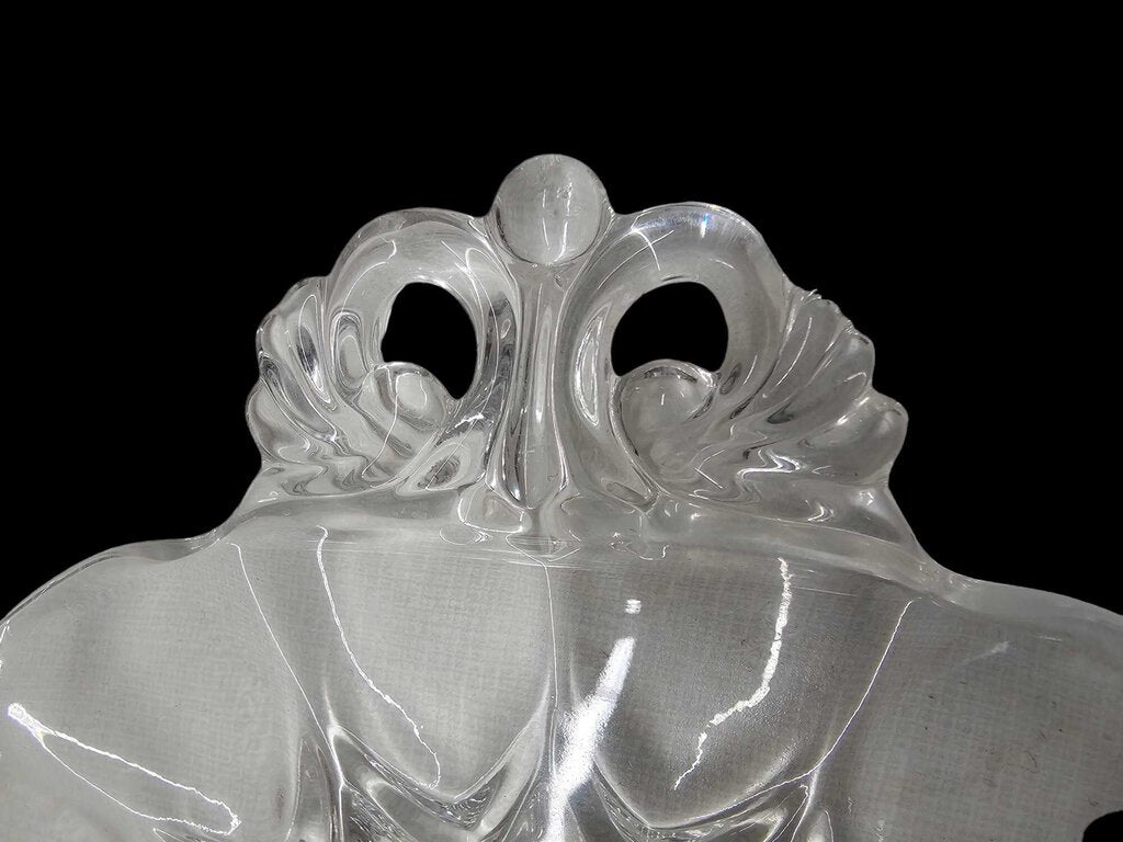 Vintage Mosser Glass CAKE Desset Plate 9"