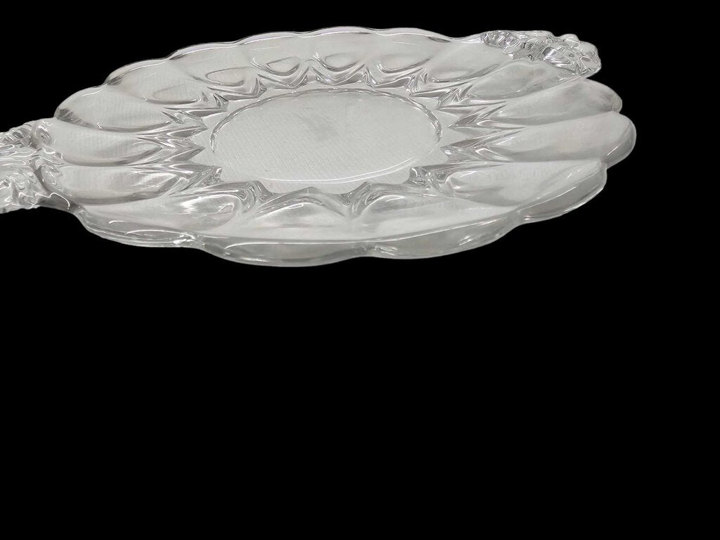 Vintage Mosser Glass CAKE Desset Plate 9"