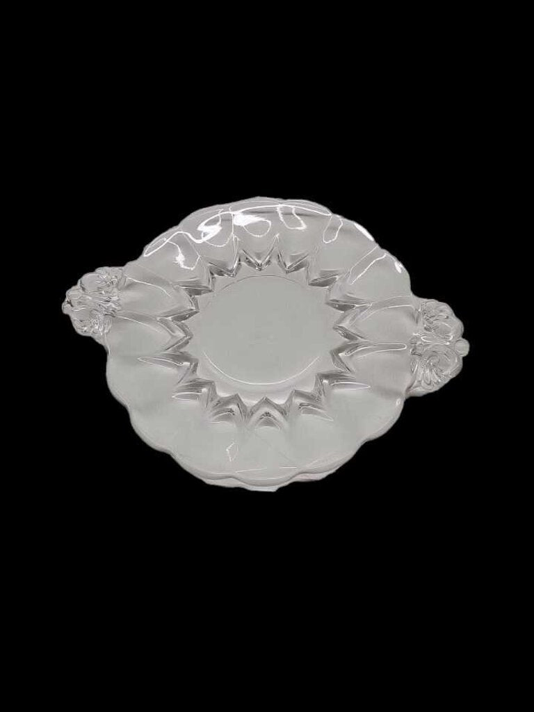 Vintage Mosser Glass CAKE Desset Plate 9"