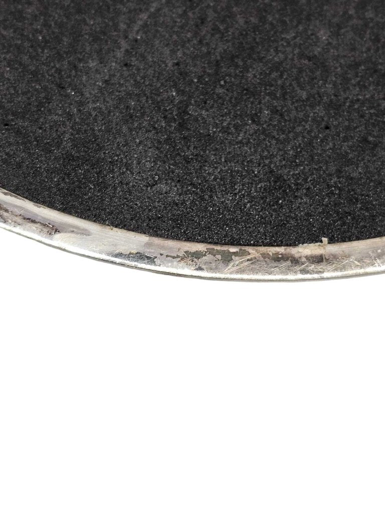 Vintage Silver Rimmed Etched Mirror Plate Coaster