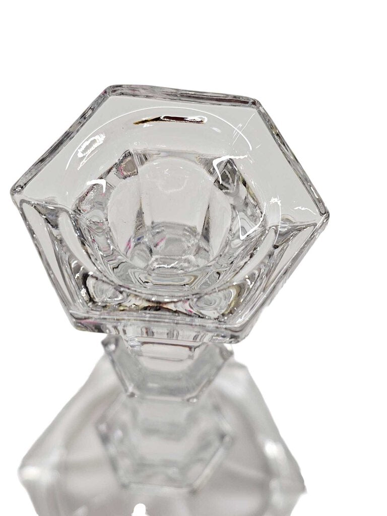 St. George Crystal 24% Fine Lead Crystal Candle Stick Holder