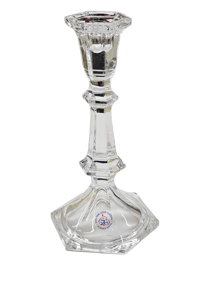 St. George Crystal 24% Fine Lead Crystal Candle Stick Holder