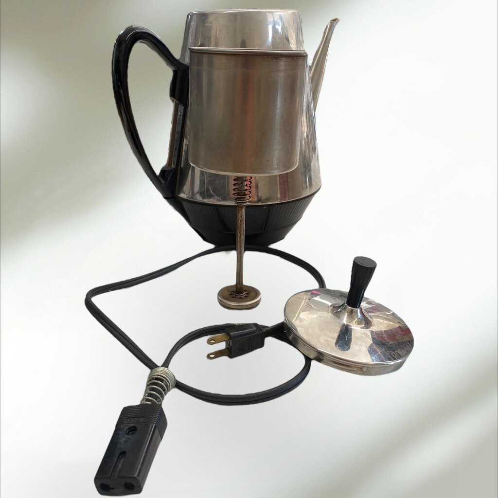 Vintage Sunbeam Coffeemaster Percolator Coffeemaker 12 Cup Pot