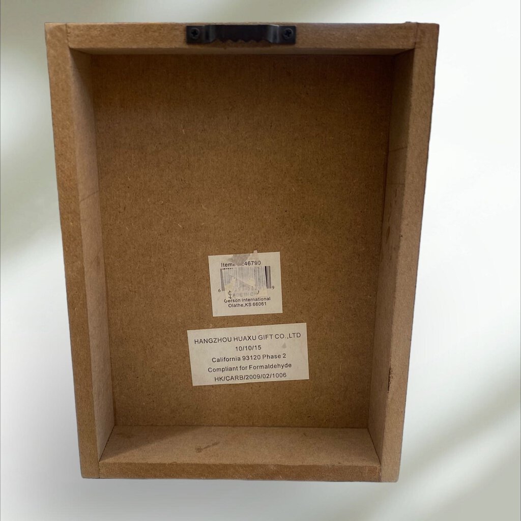 Floral Welcome Printed Pressed Board Sign 6"x8"