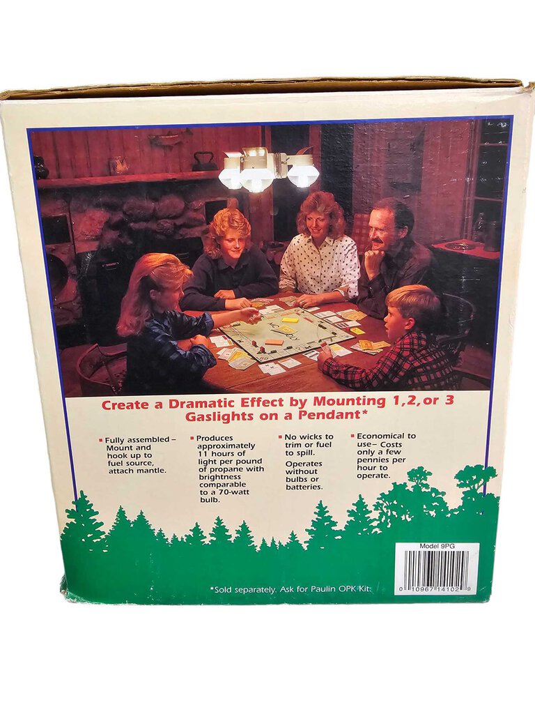 Vintage Paulin Humphrey Gas Operated Light New in box