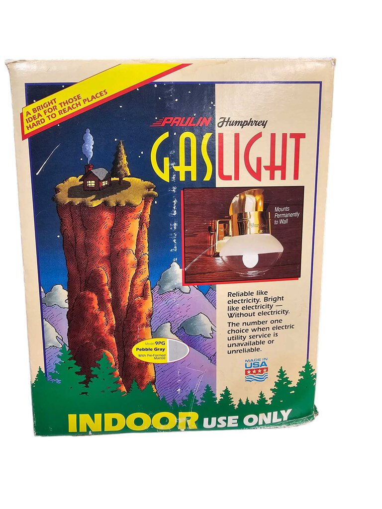 Vintage Paulin Humphrey Gas Operated Light New in box