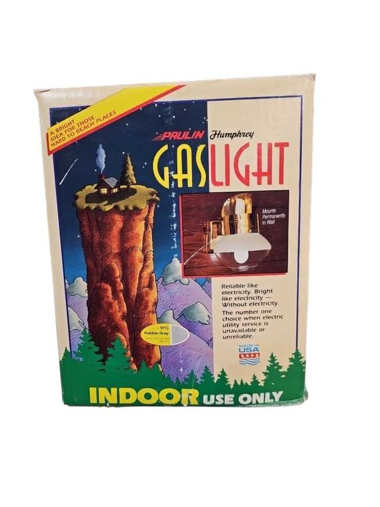 Vintage Paulin Humphrey Gas Operated Light New in box