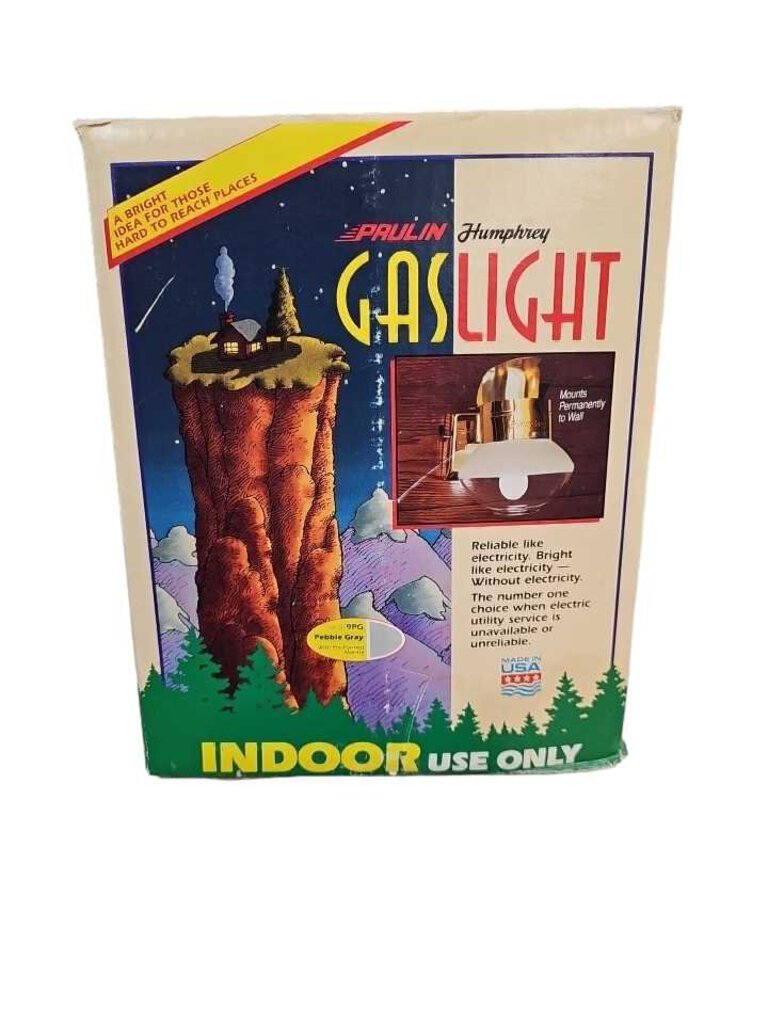 Vintage Paulin Humphrey Gas Operated Light New in box