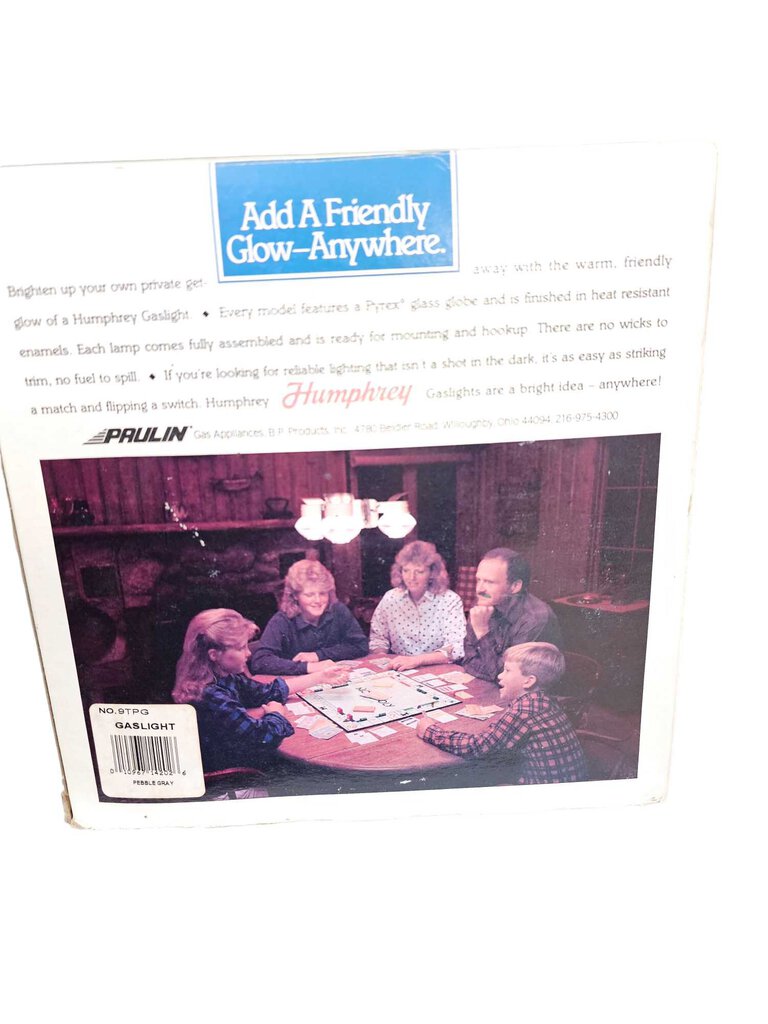 Vintage Humphrey Paulin Gas Light Lantern New in Box