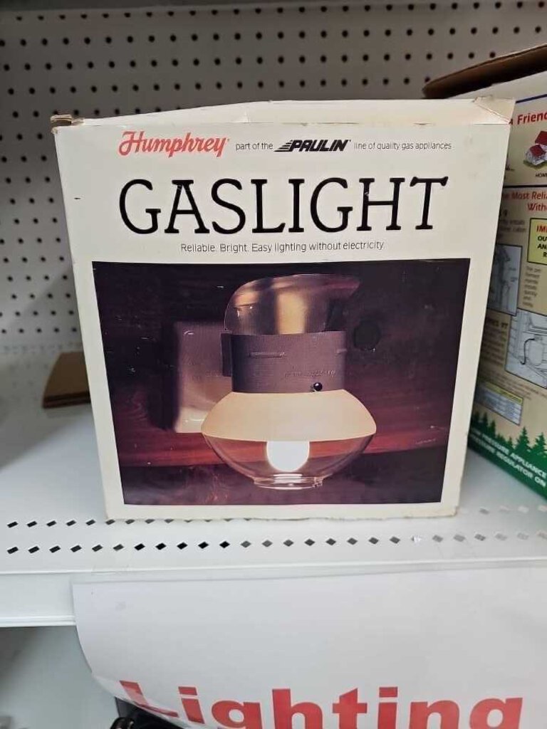 Vintage Humphrey Paulin Gas Light Lantern New in Box