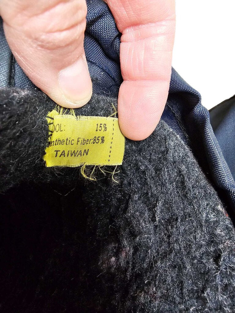 Vintage Montgomery Ward Blue White Snow Boot Steel Shank Size 9