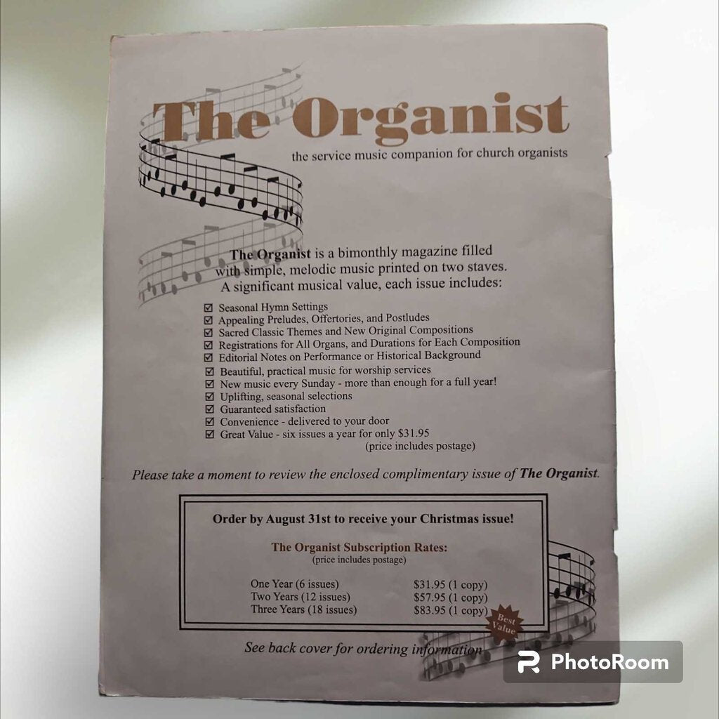 The Organist Vol. 108, No. 4
