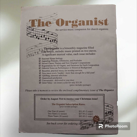The Organist Vol. 108, No. 4